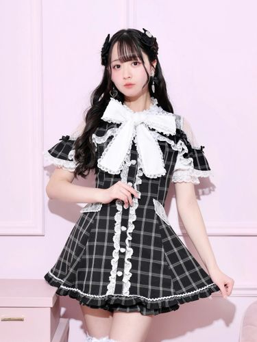 キラキラハートレイヤード風ティアードセットアップ（セットアップ