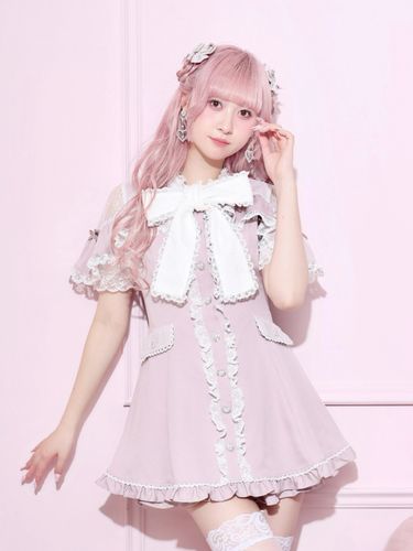キラキラハートレイヤード風ティアードセットアップ（セットアップ