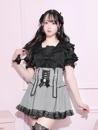 ゴシックラッフルセットアップ（セットアップ｜紫・黒）｜【公式