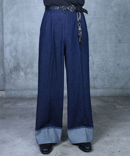 ILL'S（イルズ）バレルレッグ ウォッシュ デニムパンツ | SHIFFON公式