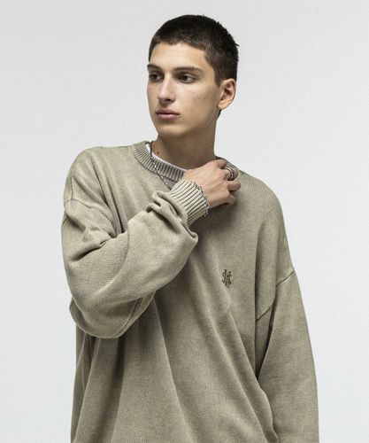 ILL'S(イルズ)ダメージ加工 グラフティアート ニット | SHIFFON公式