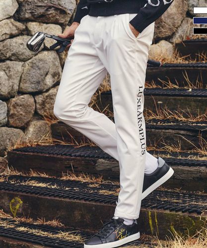 LUXEAKMPLUS(リュクスエイケイエムプラス)ゴルフ サイドロゴパンツ