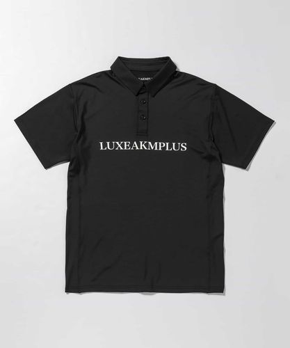 LUXEAKMPLUS(リュクスエイケイエムプラス)ゴルフ 光沢ロゴモックネック