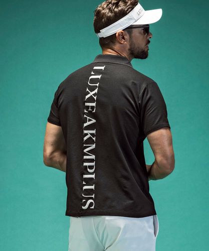 LUXEAKMPLUS(リュクスエイケイエムプラス)ゴルフ ロゴデザイン半袖