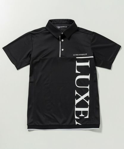 LUXEAKMPLUS(リュクスエイケイエムプラス)ゴルフ ロゴデザイン半袖