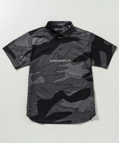 LUXEAKMPLUS(リュクスエイケイエムプラス)ゴルフ カモ柄モックネック