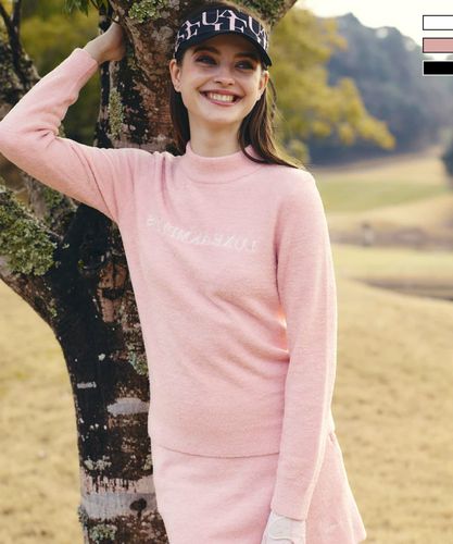LUXEAKMPLUS / GOLF 23AW モックネックフラッフィーニット LUXEAKMPLUS / GOLF 23AW モックネックフラッフィーニット LUXEAKMPLUS