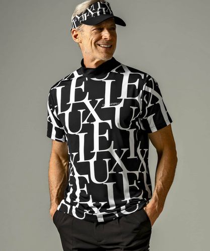 LUXEAKMPLUS(リュクスエイケイエムプラス)ゴルフ ロゴデザイン半袖