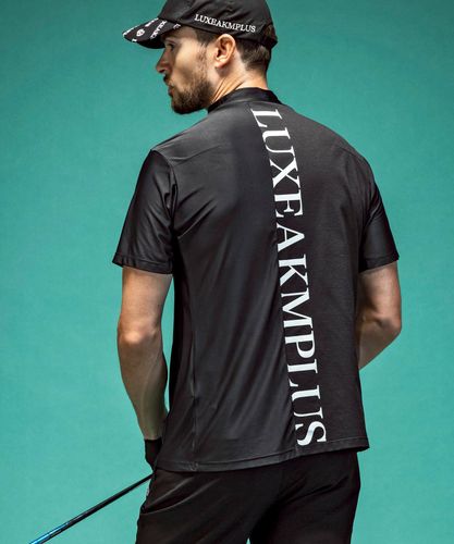 LUXEAKMPLUS(リュクスエイケイエムプラス)ゴルフ ロゴデザイン半袖