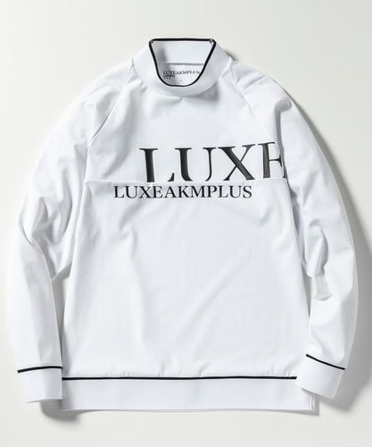 LUXEAKMPLUS(リュクスエイケイエムプラス)ゴルフ バーチカルロゴ半袖