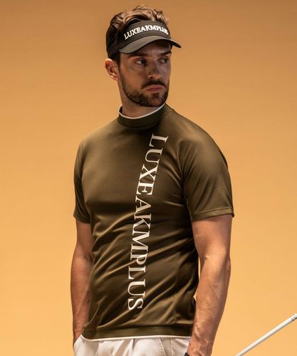 LUXEAKMPLUS(リュクスエイケイエムプラス)ゴルフ カーシブロゴ半袖