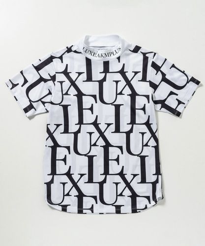 LUXEAKMPLUS(リュクスエイケイエムプラス)ゴルフ ロゴデザイン半袖