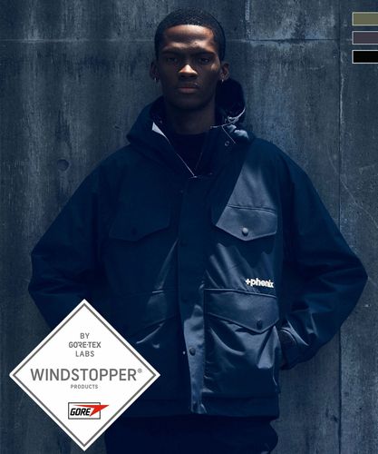 phenix 黒 ファー付きジャケット 男性用 ブルゾン・ジャケット | +phenix | MENS