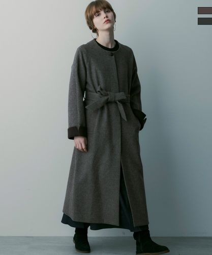 AJUGA. (アジュガ)スムースポンチロングコート | SHIFFON公式通販