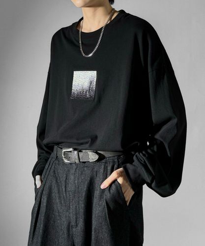 C DIEM(カルペディエム)レザーパイピングモックネックシャツ