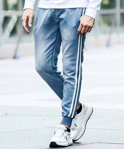 【美品】1piu1uguale3 イージー　デニム　ハーフパンツ　インディゴ 1PIU1UGUALE3 RELAX ウノピゥウノウグァーレトレ リラックス デニム