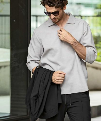 ウノピゥグァーレトレ ゴルフウェア メンズ シャツ L ウノピゥグァー