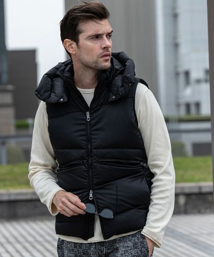 値下げ！patagonia ブラック ライダース ダウンベスト L phenix(プラスフェニックス)GORE DOWN L-7 JACKET / WINDSTOPPER