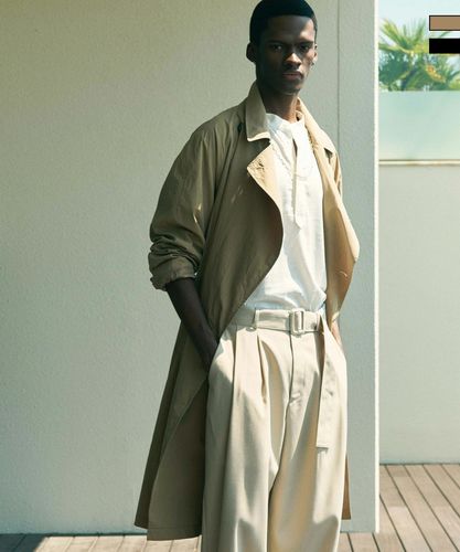 1PIU1UGUALE3 RELAX オーバーサイズコート ベージュ 新品未使用 1PIU1UGUALE3 RELAX オーバーサイズコート ベージュ 新品未使用