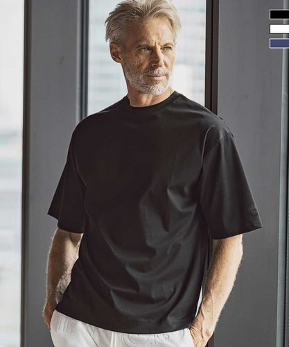 C DIEM(カルペディエム)レザーパイピングモックネックシャツ | SHIFFON