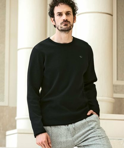 C DIEM(カルペディエム)レザーパイピングモックネックシャツ | SHIFFON