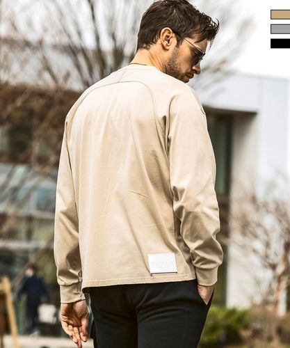 C DIEM(カルペディエム)レザーパイピングモックネックシャツ | SHIFFON