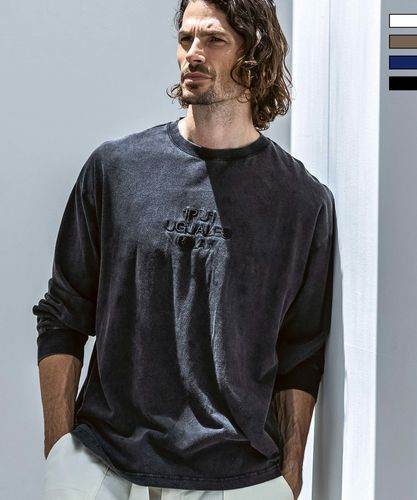 C DIEM(カルペディエム)レザーパイピングモックネックシャツ | SHIFFON