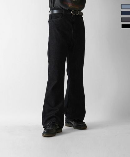 ILL'S（イルズ）バレルレッグ ウォッシュ デニムパンツ | SHIFFON公式