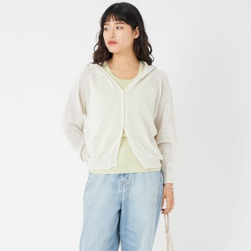 CLOCHE [クロシェ] レースニットカーディガン [61285502]｜ジーンズ