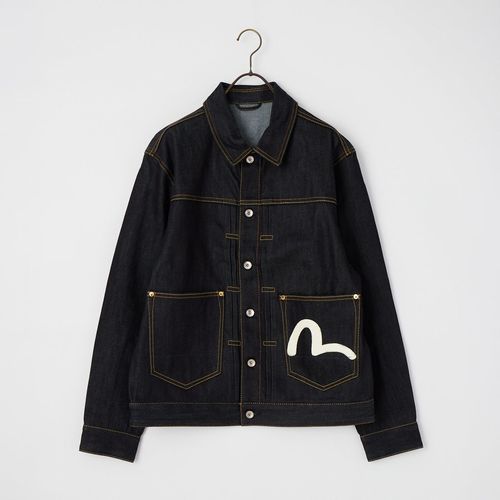 EVISU [エヴィス] ロゴカモメ刺繍 デニムジャケット [2ESHTM6DJ1001