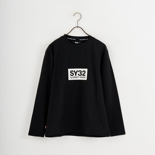 SY32 [エスワイサーティトゥ] ネックラウンドプリント ロングスリーブT