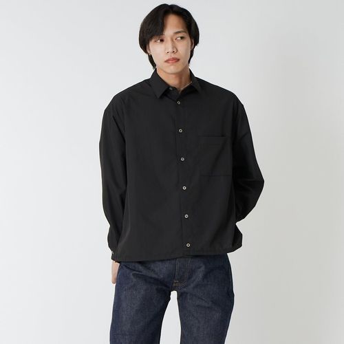 SLICK [スリック] レーヨンポプリンオープンカラーシャツ [5220285