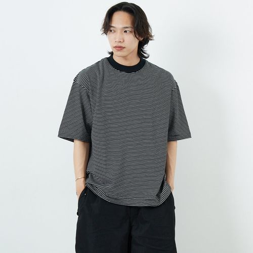 SLICK [スリック] 鹿の子ヘンリーネックTシャツ [5230109]｜ジーンズ