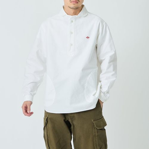 DANTON [ダントン] オックスフォード ラウンドカラーシャツ [DT