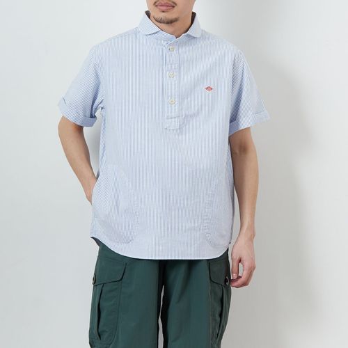 DANTON [ダントン] オックスフォード ラウンドカラーシャツ [DT