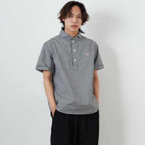 DANTON [ダントン] コットンポプリン ショートスリーブチェックワーク