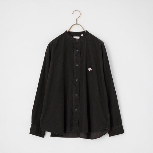 『新品未使用』DANTON ダントン　コットンリネンシャツ ブラック 38 DANTON [ダントン] リネンクロスバンドカラーシャツ [DT-B0279FLI