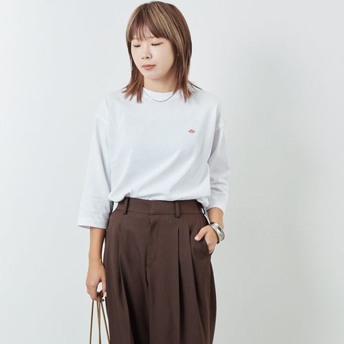 DANTON [ダントン] ソリッド ロングスリーブTシャツ [DT-C0269TCB