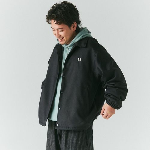 FRED PERRY [フレッドペリー] 別注 パデッド フード刺繍シェル