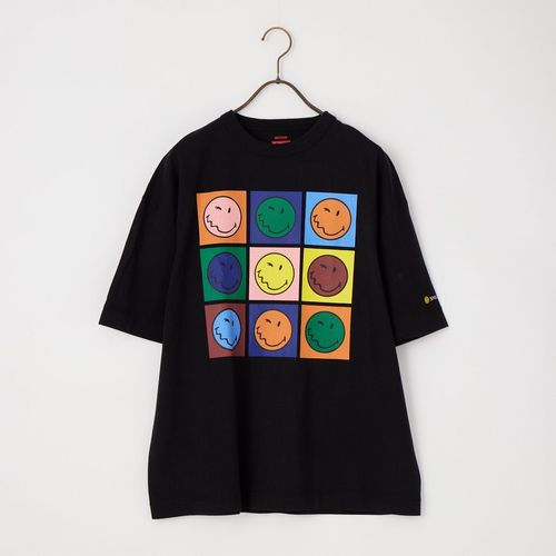 ChahChah [チャーチャー] フラワー刺繍ショートスリーブTシャツ [CC