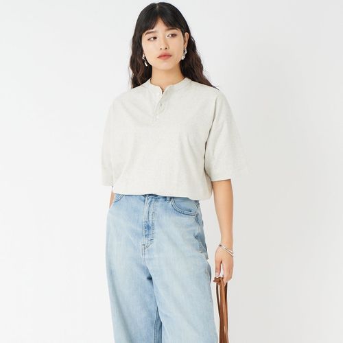 DANTON [ダントン] ストライプ ポケットTシャツ [DT-C0197TCB