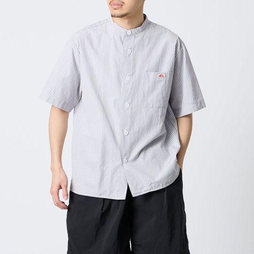 DANTON [ダントン] コットンポプリン ショートスリーブチェックワーク