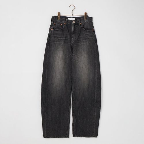 DENHAM ブラック　ワイド　デニム DENHAM [デンハム] ファティーグワークデニムパンツ [FATIGUE-WORK