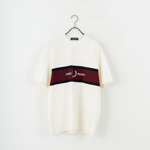 FRED PERRY [フレッドペリー] ファインボーダー ワンポイントロゴ刺繍