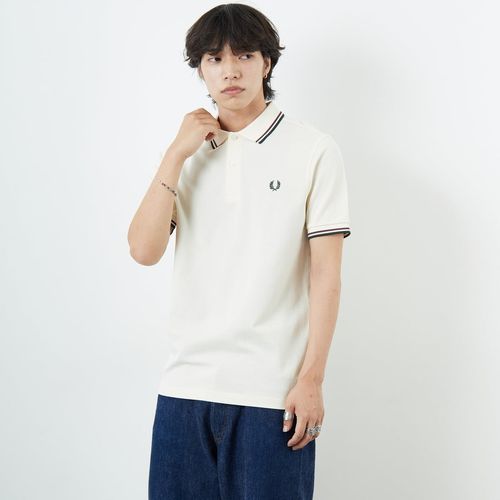 新品✨EDIFICE ×Fred perry 別注コラボ サマーニットポロシャツ FRED PERRY [フレッドペリー] 別注 シングルティップライン サマー