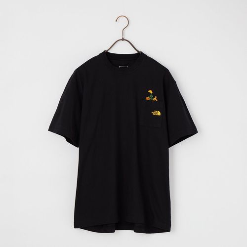 ChahChah [チャーチャー] フラワー刺繍ショートスリーブTシャツ [CC