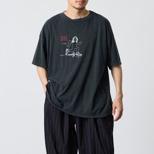 REMI RELIEF [レミレリーフ] 別注 SP加工ビッグプリントTシャツ