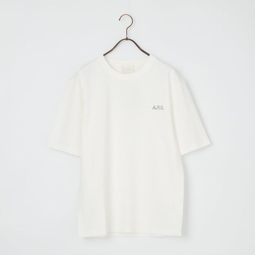 A.P.C. [アー・ペー・セー] 別注 ロゴ刺繍Tシャツ [BRODE-LOGO-JF