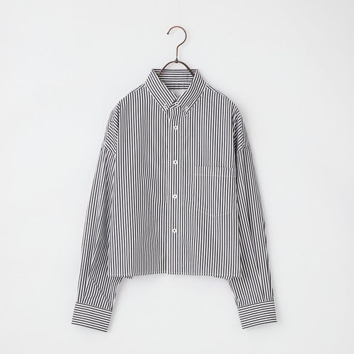 blurhms [ブラームス] ストライプハーフスリーブシャツ [BHS26S036STR