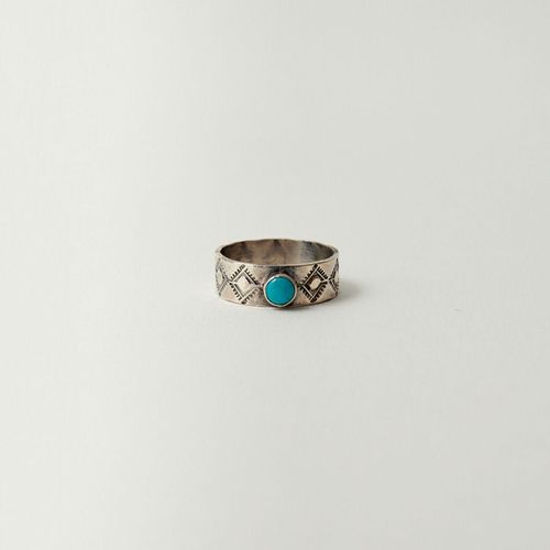 Indian Jewelry [インディアンジュエリー] コーラルリング [CORAL-RING